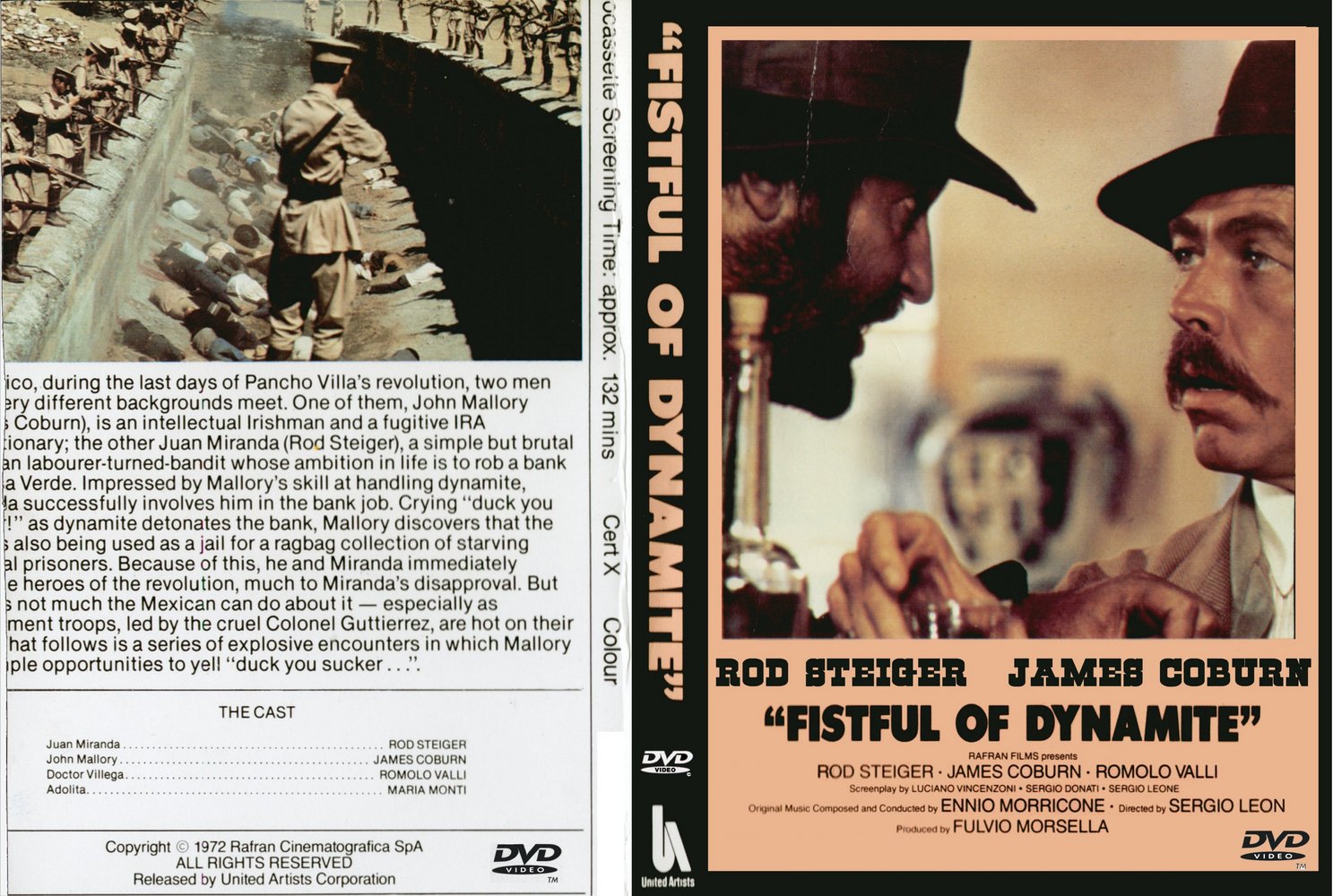 Erase una vez la Revolución A Fistful of Dynamite 1971 [Rod Steiger, James Coburn]